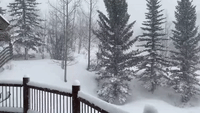 Snow Piles Up in Central Colorado