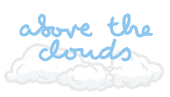 Above The Clouds Sticker