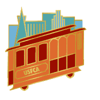 USFCA city usf san francisco sf Sticker