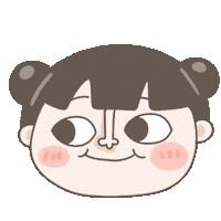 Girl Face Sticker by chuchumei
