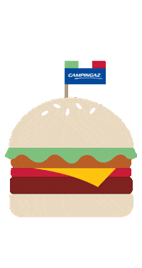 Burger Cooking Sticker by Campingaz Italia