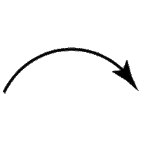 Black Arrow Sticker by Mrs.Veggy