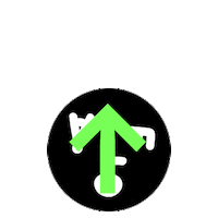 Arrow Swipe Up Sticker by OLAF HUSSEIN