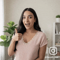 Excited Model GIF