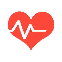 Wondercise heart fitness heartbeat heartrate Sticker