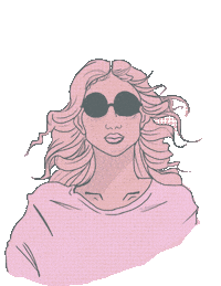 Girl Fashion Sticker