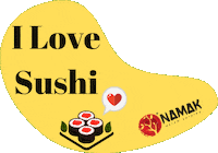 Sushi Sticker by Namak