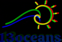 13oceans travel beach sun wave GIF