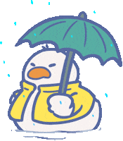 Sad Rain Sticker by KdeeStix