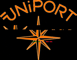 Uniport ship shipping transport container GIF