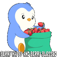 Happy Count Your Blessings Sticker by Pudgy Penguins