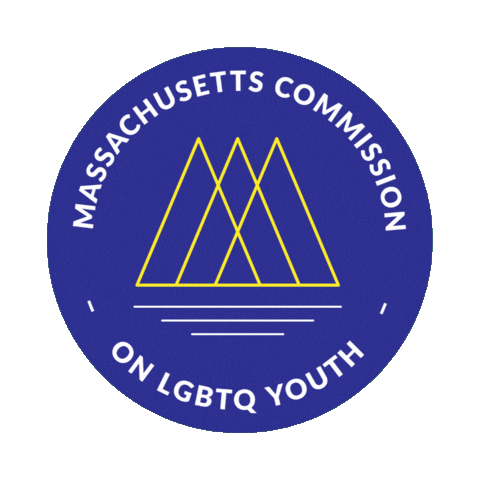 masslgbtqyouth lgbtq queer boston lgbtqia Sticker