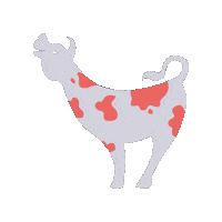 Vache Reproduction Sticker by XR REPRO