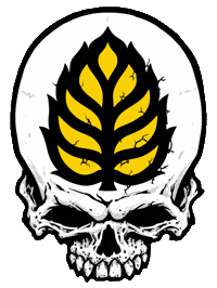 Skull Bbw Sticker by Lupulin Brewing