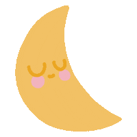 eliselesueur moon lune cutemoon eliselesueur Sticker