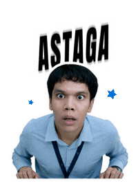 Shock Ya Ampun Sticker by VIRA BCA