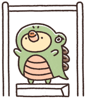 Sad Dinosaur Sticker