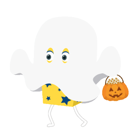 Halloween Popcorn Sticker by supercines