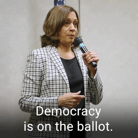 Voting Democratic Party GIF by Kamala Harris
