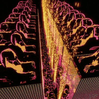 yizr art animation 3d light GIF