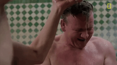 Bathing Gordon Ramsay GIF by National Geographic Channel