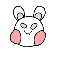 Angry Rabbit Sticker
