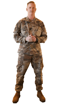 National Guard Red Head Sticker by California Army National Guard