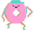 krispy kreme dance Sticker