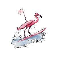 Santa Barbara Surf Sticker by mamalumaofficial