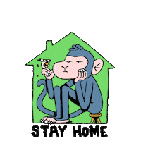 Tired Monkey Sticker by La Guarimba Film Festival