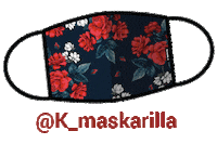 KMaskarilla covid corona virus covid 19 Sticker