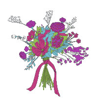 Flowers Bouquet Sticker by Katy Perry