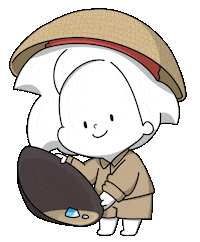 National Museum Love Sticker by Ai and Aiko