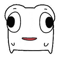 Confused Big Eyes Sticker by Kennysgifs