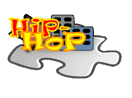 hip hop STICKER