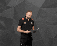 TreflGdanskOfficial angry volleyball coach exit GIF