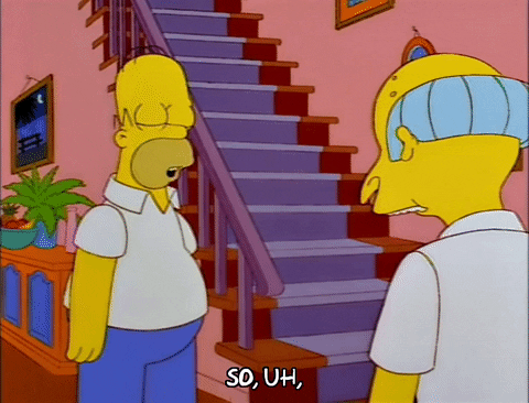 Talking Season 8 GIF by The Simpsons