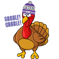 Turkey Trot Sticker by Haymakers for Hope