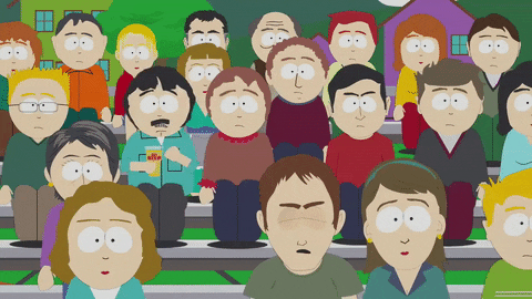 crowd eating GIF by South Park 