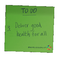 To Do List Sustainable Development Goals Sticker by Global Goals