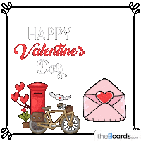 Love Letter Valentines Sticker by TheEcards.com