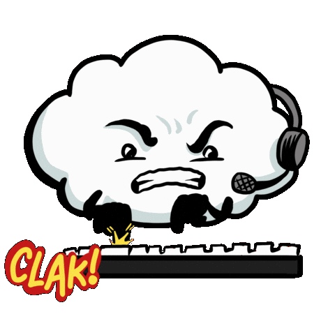 Angry Type Fast Sticker by VeeFriends