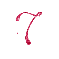 ale_stuff 7 numbers seven glitters Sticker