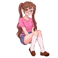 Girl Sticker