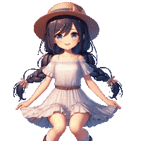 Girl Sticker