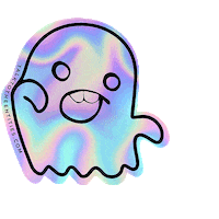 Ghost Floating Sticker by Talk To The Entities