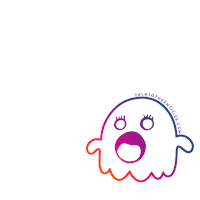 Halloween Wow Sticker by Talk To The Entities