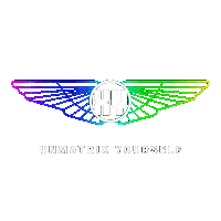 rainbow transcend Sticker by PRETTYDAMNGREAT