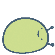 Sleepy Fall Sticker