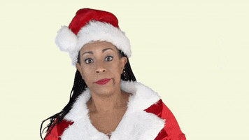 ComedianHollyLogan christmas crazy merry christmas santa GIF